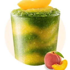 Iced Blended Matcha Peach